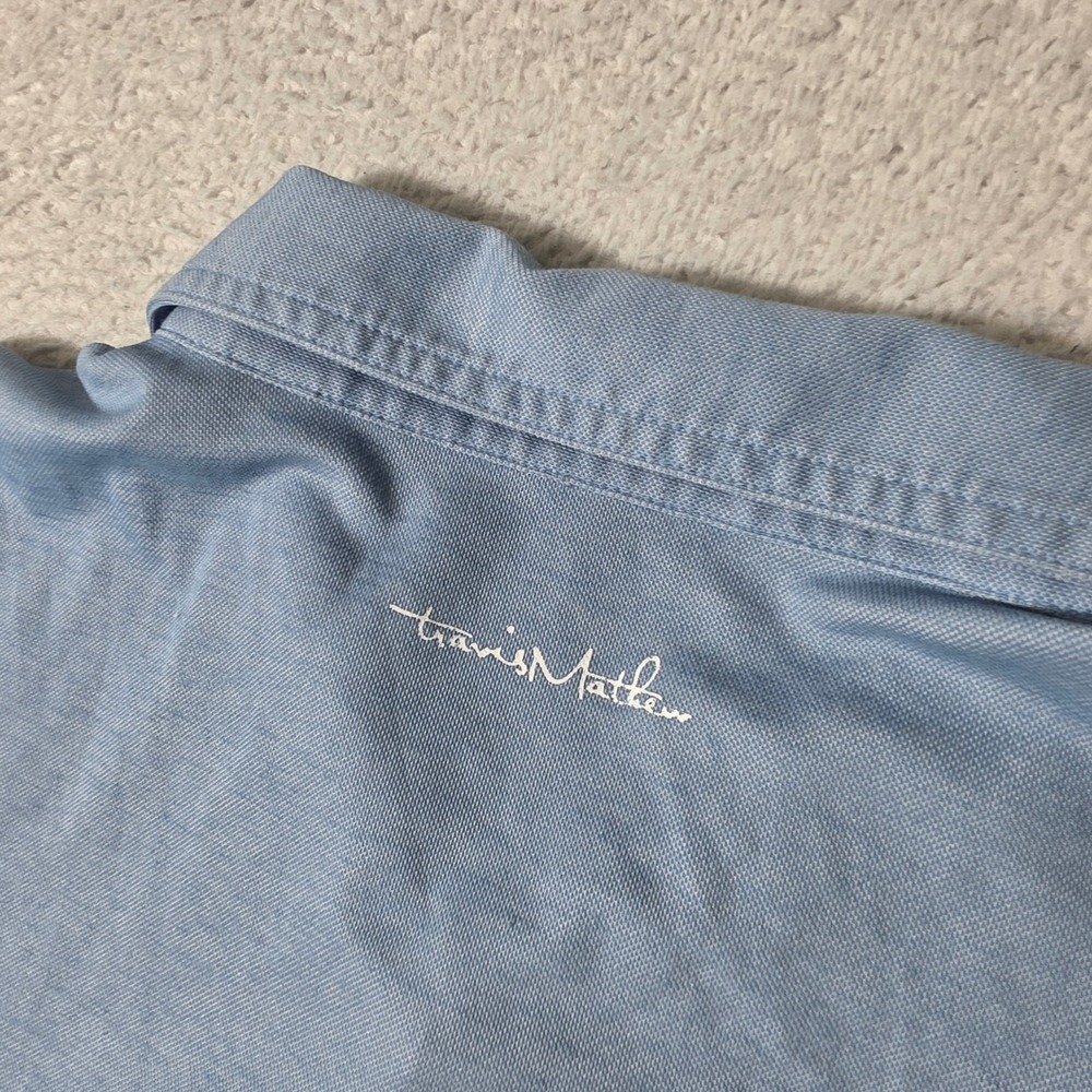 2 Pack! TravisMathew Polos Mens XL‎ Red Blue Bundle Short Sleeve Golf Athletic - Picture 14 of 14